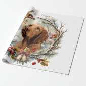 Vizsla Weihnachten  Geschenkpapier (Ungerollt)