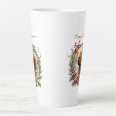 Vizsla Weihnachten Milchtasse (Vorderseite)