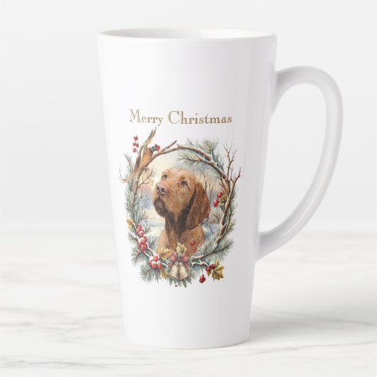 Vizsla Weihnachten Milchtasse (Rechts)