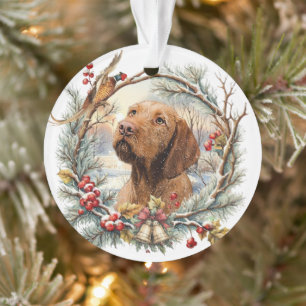 Vizsla Weihnachten  Ornament