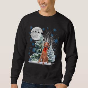 Vizsla Weihnachten Weihnachten Weihnachtsbaum Funn Sweatshirt