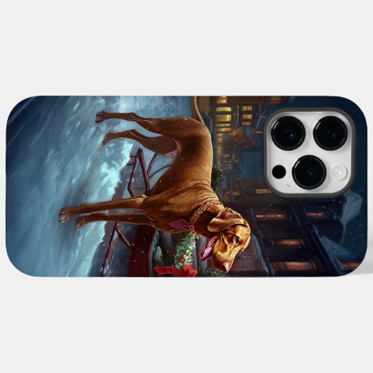 Vizsla Weihnachtsfeiertag Case-Mate iPhone Hülle (Rückseite (Horizontal))