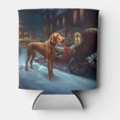 Vizsla Weihnachtsfeiertag Dosenkühler (Vorderseite)