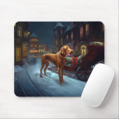 Vizsla Weihnachtsfeiertag Mousepad (Mit Mouse)