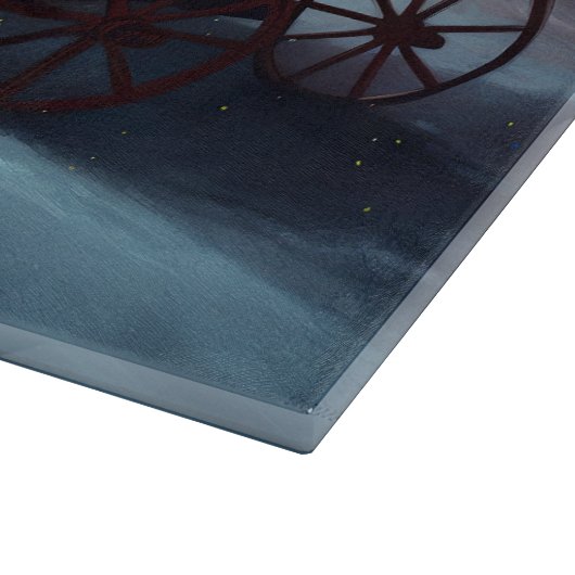 Vizsla Weihnachtsfeiertag Schneidebrett (Ecke)