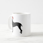 Vizsla Weihnachtsmannmütze Kaffeetasse (Vorderseite Links)
