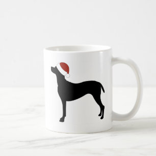 Vizsla Weihnachtsmannmütze Kaffeetasse