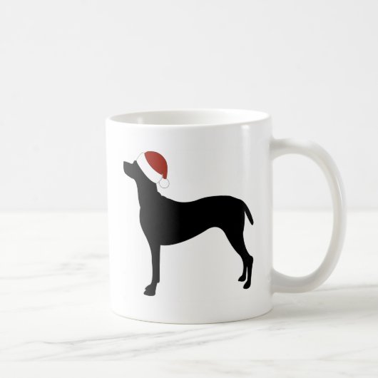 Vizsla Weihnachtsmannmütze Kaffeetasse (Rechts)