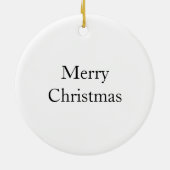 Vizsla Weihnachtsverzierung Keramikornament (Hinten)