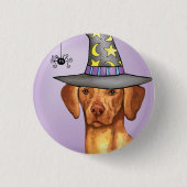 Vizsla Witch Button (Vorderseite)