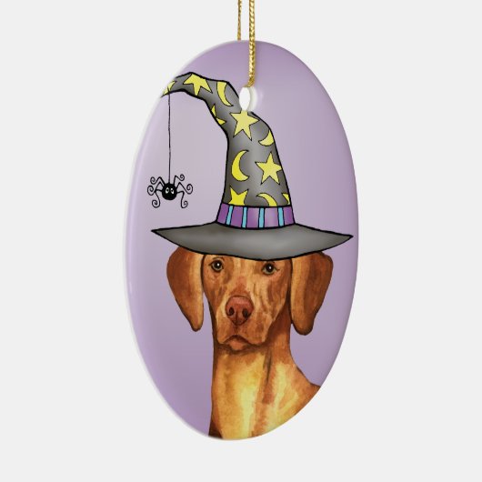 Vizsla Witch Keramikornament (Rechts)