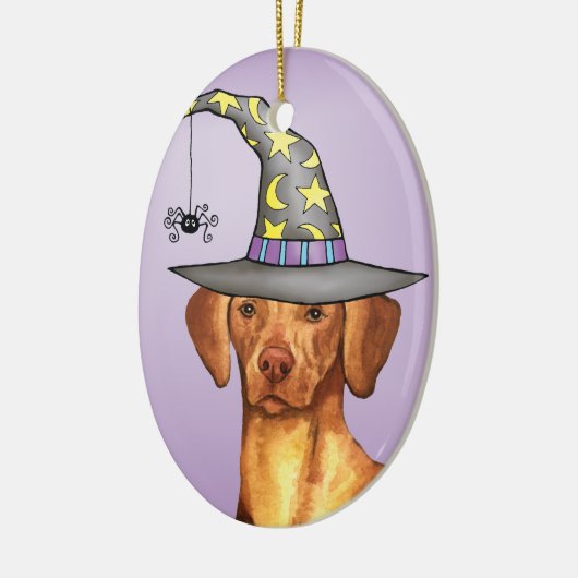 Vizsla Witch Keramikornament (Links)