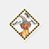 Vizsla Witch Serviette (Ecke)