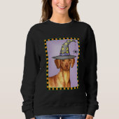 Vizsla Witch Sweatshirt (Vorderseite)