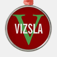 Vizsla Zucht-Monogramm-Entwurf