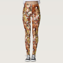 Vizslas und Herbstleaves Leggings