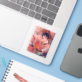 VJ sticker (Laptop mit iPhone)