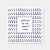 VK UNION JACK Custom Fügen Sie Ihren Text Patrioti Serviette (Vorderseite)