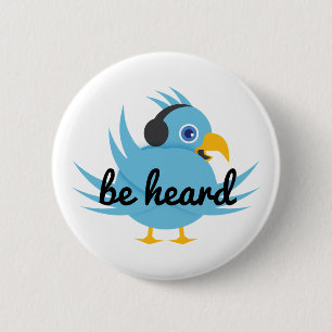 Vl-Blicke sind gehörter Knopf Button