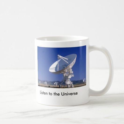 VLA hören zum Universum Kaffeetasse (Rechts)