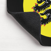 Vlaamse Leeuw van Vlaanderen muismatje Mousepad (Ecke)