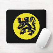 Vlaamse Leeuw van Vlaanderen muismatje Mousepad (Mit Mouse)