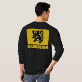 Vlaanderen (Flandern) T-Shirt (Schwarz voll)