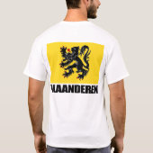 Vlaanderen (Flandern) T-Shirt (Rückseite)