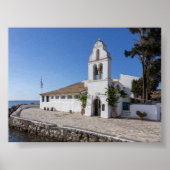 Vlacherna Monastery in Corfu Poster (Vorne)
