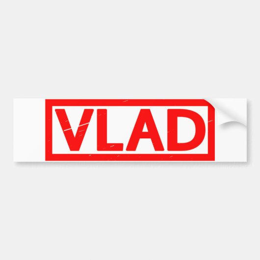 Vlad Briefmarke Autoaufkleber (Vorne)