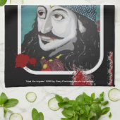 "Vlad das Impaler" Amerikaner MoJo Geschirrtuch (Gefaltet)
