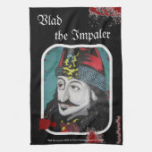 "Vlad das Impaler" Amerikaner MoJo Geschirrtuch (Vertikal)