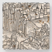 Vlad der Imapler (Dracula) SteinUntersetzer (Vorderseite)