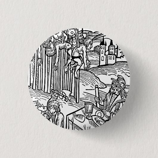 Vlad die Impaler (Dracula) Buttone Button (Vorderseite)