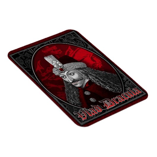 Vlad Dracula Gothic Magnet (Rechte Seite)