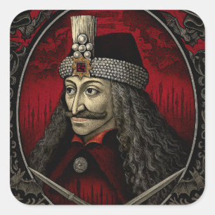 Vlad Dracula Gothic Sticker - Dark Vampire Horror