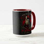 Vlad Dracula Gothic Tasse - Dark Vampire Coffee Cu (VorderseiteRechts)