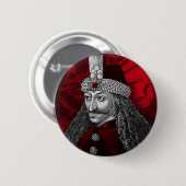 Vlad Dracula gotisch Button (Vorne & Hinten)