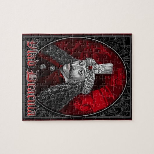 Vlad Dracula gotisch Puzzle (Horizontal)