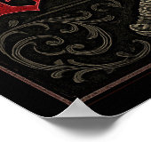 Vlad Dracula Poster - Blut, Stahl und Schatten (Ecke)