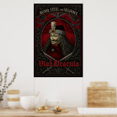 Vlad Dracula Poster - Blut, Stahl und Schatten (Küche)