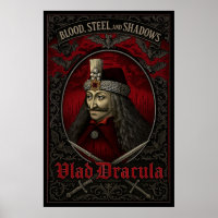 Vlad Dracula Poster - Blut, Stahl und Schatten