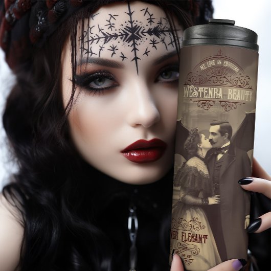 Vlad Draculas Kiss Gothic Viktorianisch Beauty Thermosbecher