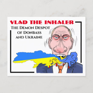 Vlad Putin Postkarte
