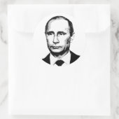 Vlad Putin Runder Aufkleber (Tasche)