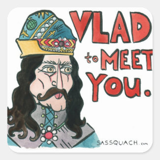 Vlad Quadratischer Aufkleber