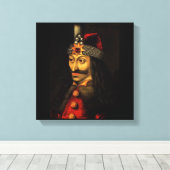 Vlad Rasenplatten ,(Vlad the Impaled) Leinwanddruck (Insitu (Holzboden))