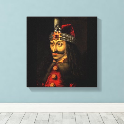 Vlad Rasenplatten ,(Vlad the Impaled) Leinwanddruck (Insitu (Holzboden))