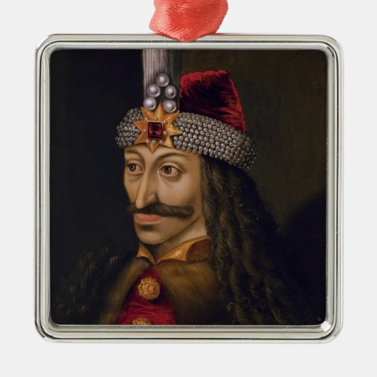 Vlad Tepes Dracula Impaler Voivode Wallachia Ornament Aus Metall (Vorne)