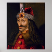 Vlad Tepes Dracula Impaler Voivode Wallachia Poster (Vorne)